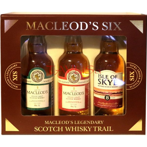 Whisky Macleods 40% 50ml x 6ks sada 6 Six miniatur